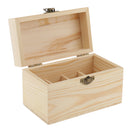 High Quality Wooden Box Storage Display Case Holds 8 Bottles of 10ml Essential Oils