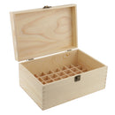 Portable Large Essential Oil Wooden Storage Box Display Carry Case Organizer Holds 40 Bottles