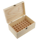 Portable Large Essential Oil Wooden Storage Box Display Carry Case Organizer Holds 40 Bottles
