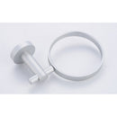 Aluminium Home Bathroom Accessories Wall Mounted Toilet Bowl Cleaning Brush With Glass Brush Cup Holder Set