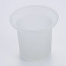 Aluminium Home Bathroom Accessories Wall Mounted Toilet Bowl Cleaning Brush With Glass Brush Cup Holder Set