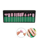 12 Styles/Set Professional Electric Nail Drill Bits Ceramic Head Manicure Pedicure Polishing Grinding Tools