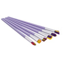 6pcs Professional Kabuki Style Eyes Lips Makeup Brushes Eyeshadow Eyeliner Eyebrow Foundation Blending Cosmetic Brush Set