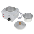 New Metal Wax Warmer Professional Electric Heater Parafin Hot Facial Hand Feet Skin Equipment SPA Adjustable Temperature Set - EU Plug