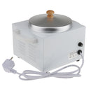 New Metal Wax Warmer Professional Electric Heater Parafin Hot Facial Hand Feet Skin Equipment SPA Adjustable Temperature Set - EU Plug