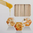 50pcs Disposable Wax Spatula Body Hair Removal Waxing Stick Wooden Tongue Depressor Applicator
