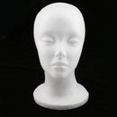Foam Female Mannequin Head Wigs Hat Glasses Shop Display Stand Holder