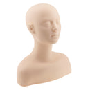 Cosmetology Mannequin Bust Face Shoulder Massage Eye Lip Face Painting Makeup Training Practice
