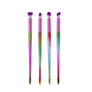 4 Pieces Gradient Eye Makeup Brushes Set Eyeshadow Eyeliner Blending Kit