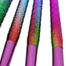 Professional 7pcs Rainbrow Mermaid Make Up Brushes Set Face Powder Foundation Eyebrow Eyeliner Lip Cosmetic Tool