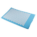 Lightweight Portable Acupressure Massage Mat for Back Pain Relief Stress Muscle Relaxing Blood Circulation Improve Mat Blue