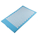 Lightweight Portable Acupressure Massage Mat for Back Pain Relief Stress Muscle Relaxing Blood Circulation Improve Mat Blue