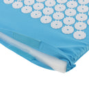 Lightweight Portable Acupressure Massage Mat for Back Pain Relief Stress Muscle Relaxing Blood Circulation Improve Mat Blue