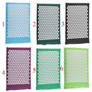 Lightweight Portable Acupressure Massage Mat for Back Pain Relief Stress Muscle Relaxing Blood Circulation Improve Mat Blue