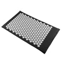 Lightweight Portable Acupressure Massage Mat for Back Pain Relief Stress Muscle Relaxing Blood Circulation Improve Mat Black