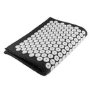 Lightweight Portable Acupressure Massage Mat for Back Pain Relief Stress Muscle Relaxing Blood Circulation Improve Mat Black