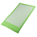 Lightweight Portable Acupressure Massage Mat for Back Pain Relief Stress Muscle Relaxing Blood Circulation Improve Mat Green