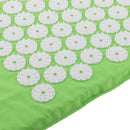 Lightweight Portable Acupressure Massage Mat for Back Pain Relief Stress Muscle Relaxing Blood Circulation Improve Mat Green
