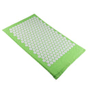 Lightweight Portable Acupressure Massage Mat for Back Pain Relief Stress Muscle Relaxing Blood Circulation Improve Mat Green
