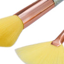 8 Pieces Cosmetic Makeup Brushes Set Face Eye Lip Foundation Fan Angled Powder Blush Concealer BB Brush Colorful Handle