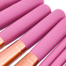 15pcs Premium Soft Cosmetic Brushes Set Kabuki Foundation Blending Blush Face Eyeshadow Powder Contour Blusher Makeup Tools Pink