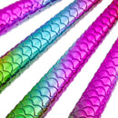 NEW 5pcs Fish Scale Mermaid Tail Makeup Brushes Set Powder Foundation Contour Blusher Eyeshadow Cosmetic Tools Kit