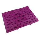 Men Women Healthy Non-Toxic TPE Reflexology Foot Massage Pad Toe Pressure Plate Mat Acupressure Purple