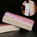 100 Pieces Nonwoven Hair Removal Paper Depilatory Wax Strips Epilator Waxing
