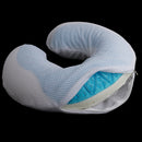 Comfort Travel Memory Foam Gel Cool Pillow Neck Shoulder Support Headrest TV Reading Car Flight Sleep Nursing Cushion