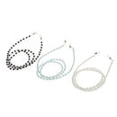 3 Pieces Anti Slip Beaded Eyeglass Eye Reading Spectacles Sunglasses Holder Necklace Chain Neck Strap Cord Lanyards with Glass Beads