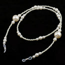 2 Pieces Anti Slip Eyeglass Holder Necklace Sunglass Eyewear Neck Strap Eye Glass Sun Glasses Chain with Pearls
