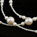 2 Pieces Anti Slip Eyeglass Holder Necklace Sunglass Eyewear Neck Strap Eye Glass Sun Glasses Chain with Pearls