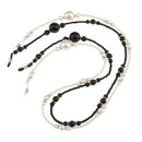 2 Pieces Anti Slip Eyeglass Holder Necklace Sunglass Eyewear Neck Strap Eye Glass Sun Glasses Chain with Pearls