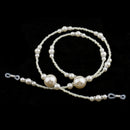 2 Pieces Anti Slip Eyeglass Holder Necklace Sunglass Eyewear Neck Strap Eye Glass Sun Glasses Chain with Pearls