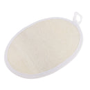 Beige Exfoliating Loofah Pads Natural Luffa Body Cleaning Scrubber Sponge Pad for Men & Women Bath / Shower