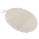 Beige Exfoliating Loofah Pads Natural Luffa Body Cleaning Scrubber Sponge Pad for Men & Women Bath / Shower