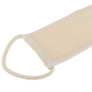 Natural Linen Exfoliating Back Scrubber Bath Shower Strap Spa Skin Brush Sponge Body Cleaning