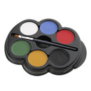 6 Colors Face Body Paint Palette Fun Halloween Fancy Painting Make Up Kit Set for Kids