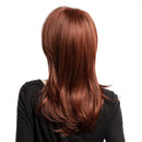 Auburn Red Layered Wig Natural Wave Medium Long Synthetic Hair Hen Party Night Fancy Dress Full Wigs for Women Girls Ladies