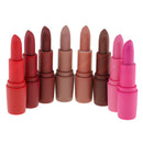 8pcs Women's Beauty Bullet Matte Velvet Lipstick Lip Gloss Moisturizing Long Lasting Waterproof Makeup Cosmetic Set Kit