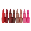 8pcs Women's Beauty Bullet Matte Velvet Lipstick Lip Gloss Moisturizing Long Lasting Waterproof Makeup Cosmetic Set Kit