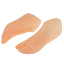 Pair Of Female Feet Mannequins Shop Home Shoe Stretcher Jewelry Ankle Chain Shoes Socks Display Model Nude