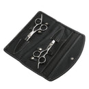 Professional 6 inch Premium Hair Cutting Thinning Scissors Barber Shears Hairdressing Tool Barber Salon Set With Leather Bag