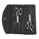 Professional 6 inch Premium Hair Cutting Thinning Scissors Barber Shears Hairdressing Tool Barber Salon Set With Leather Bag