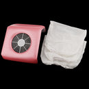 Set Of Durable Charming Design Nail Dust Collector With Dust Collecting Bags Manicure Pedicure Tool Pink
