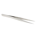 Anti-Static Stainless Steel Eyelash Extension Tweezers False Eye Lash Applicator STRAIGHT Nipper Clip Nail Art Application Tool
