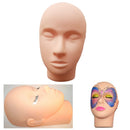 Silicone Training Mannequin Manikin Head Eyelash Extension Makeup Massage Practice Model