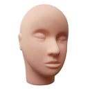 Silicone Training Mannequin Manikin Head Eyelash Extension Makeup Massage Practice Model