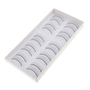10Pairs/Set Training Lashes Individual Eyelash Extension Teaching Practice Tools 8mm