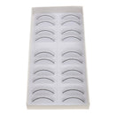 10Pairs/Set Training Lashes Individual Eyelash Extension Teaching Practice Tools 8mm